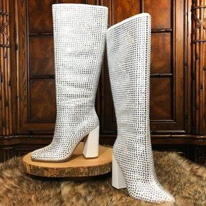 Jessica Simpson Lovelly Embellished Boot White